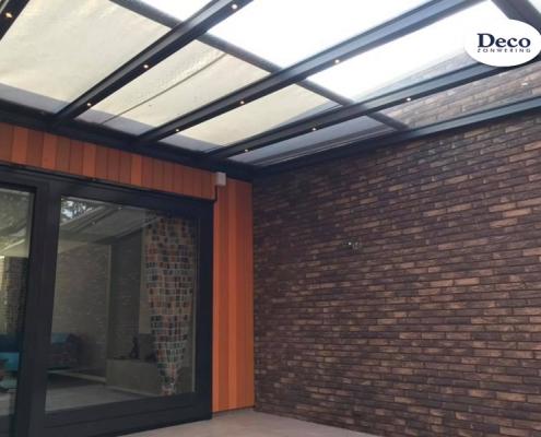 STOBAG terrasoverkapping met LED-verlichting