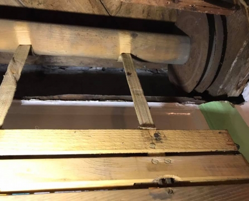 Reparatie houten rolluiken