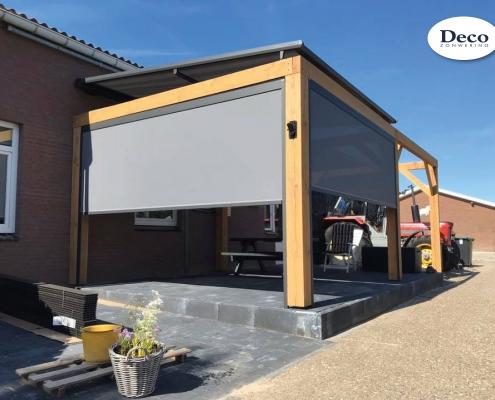 Weinor verandazonwering met zip screens