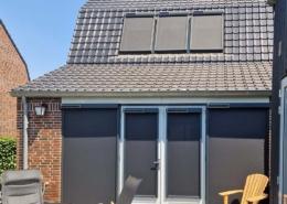 Solar zonwering op achterpui in Veghel